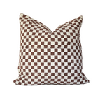 Hand Painted Checkered Mud Cloth