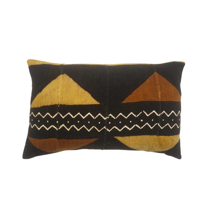 Tribal Blanket Mudcloth Lumbar no. 3