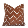 Deep Amber Zig Zag Mud Cloth