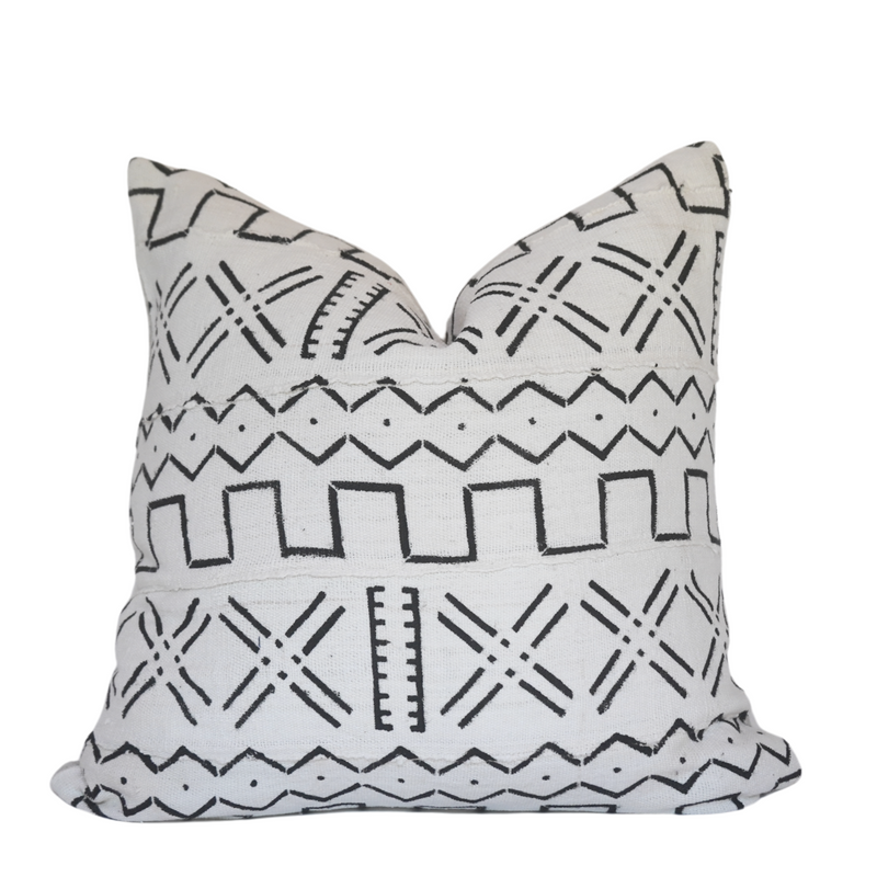 Black and White Tribal Mudcloth