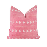 Soft Pink Triangles Mud Cloth