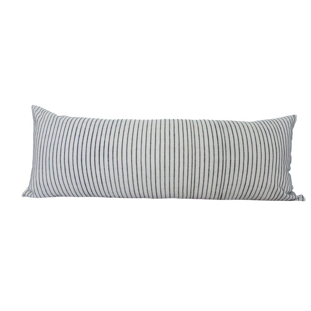 SALE! 14x36, 20X20 & 14x20 White Mud Cloth Long Lumbar Pillow, Stripes Are  Vertical